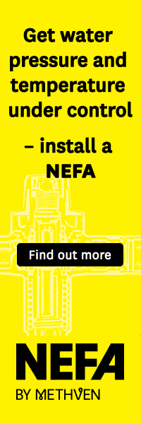 Get water pressure and temperature under control – install a Nefa
