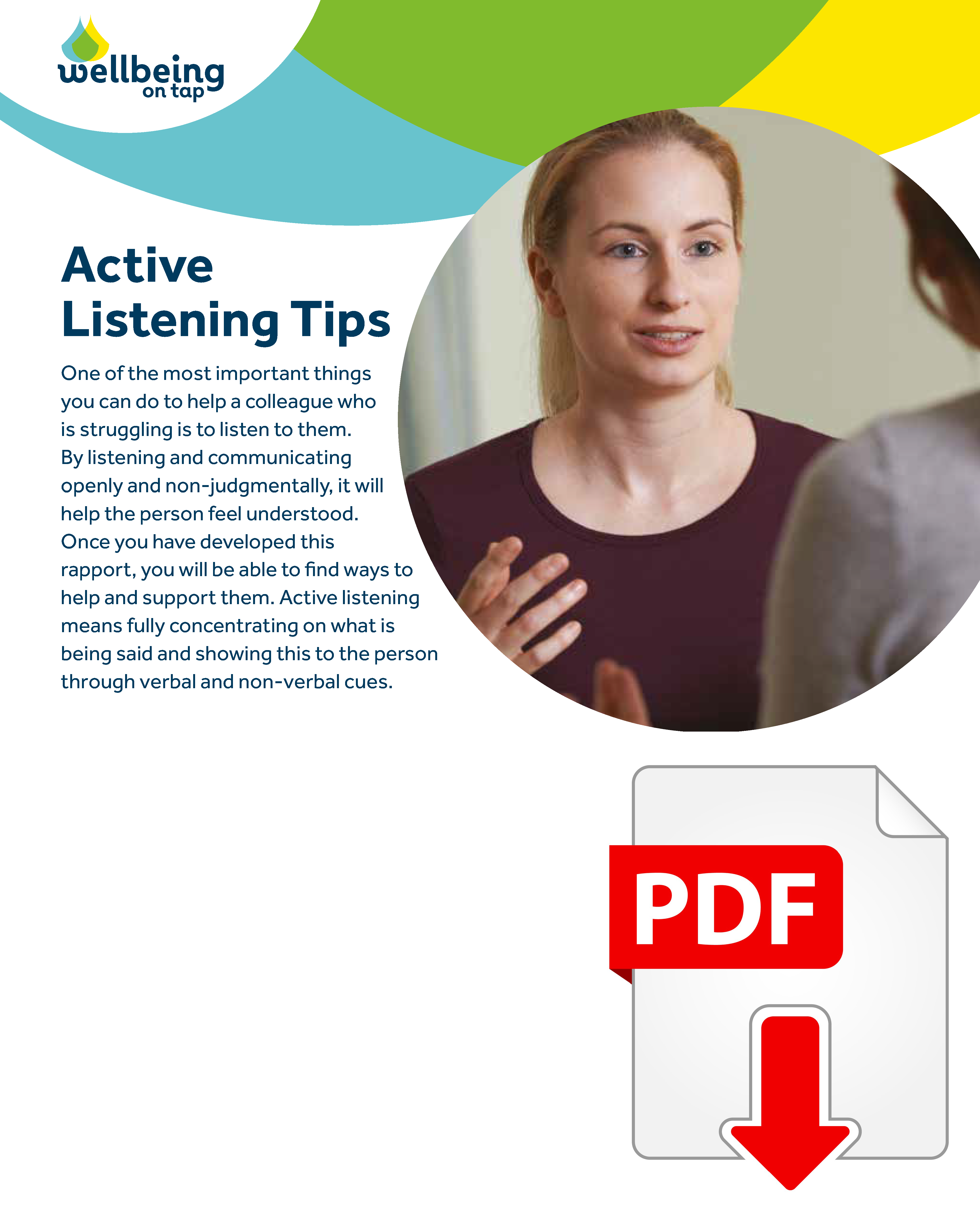 MP Wellbeing Active listening tips
