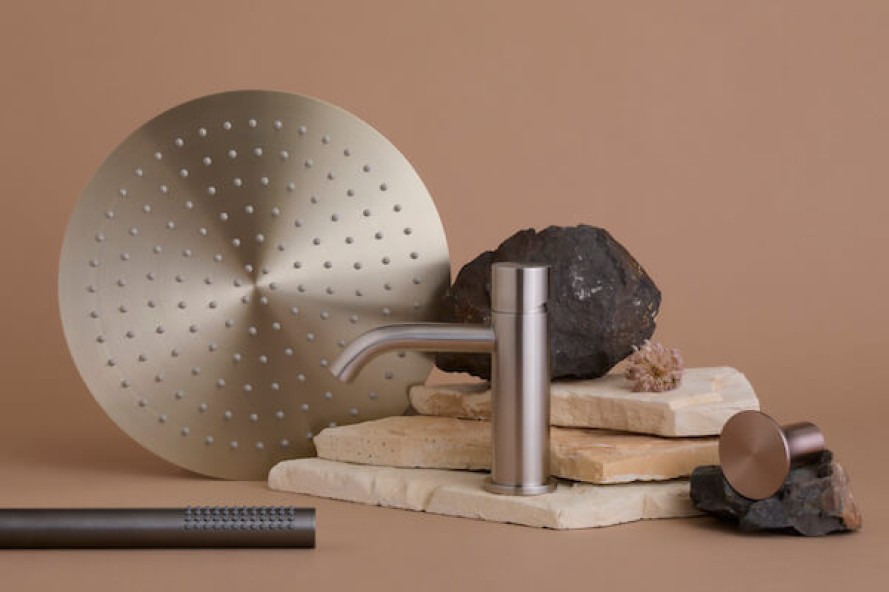 Nero shower head and tapware